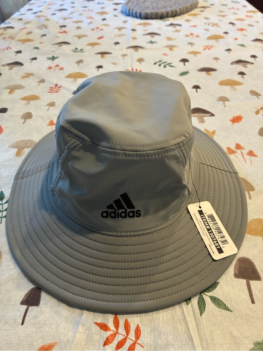 adidas Gray Sun Bucket Hat
